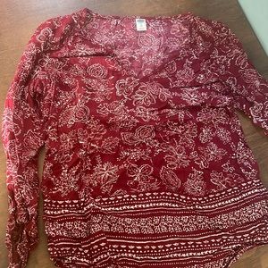 Maroon blouse